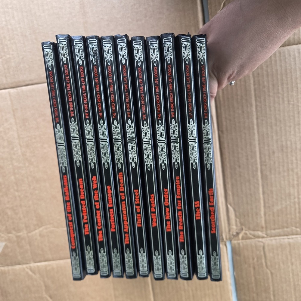 The Third Reich Time-Life Books Lot of 11 WWII History Hardcover Books Vintage